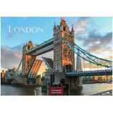 Casares Edition London Kalender 2027 – Wandkalender Fotokalender England 24x35cm - Hochwertiger . mit Ansichten von Londons ikonischen Sehenswürdigkeiten