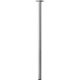 Hettich Tischbein Ø 30 mm x 700 mm Aluminium-Optik