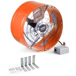 VEVOR Abluftventilator Dachboden 1650CFM 380x200mm einstellbarer Thermostat