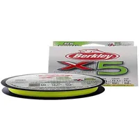 Berkley X5 Geflochtene Schnur, 12.1kg| 165yd | 150m, Fluro