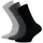 Ewers Socken Socken 3er Pack Uni (3-Paar) blau|grau|schwarz 27-30