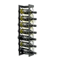 DanDiBo Ambiente Weinregal 17,5 x 75 x 15 cm Schwarz
