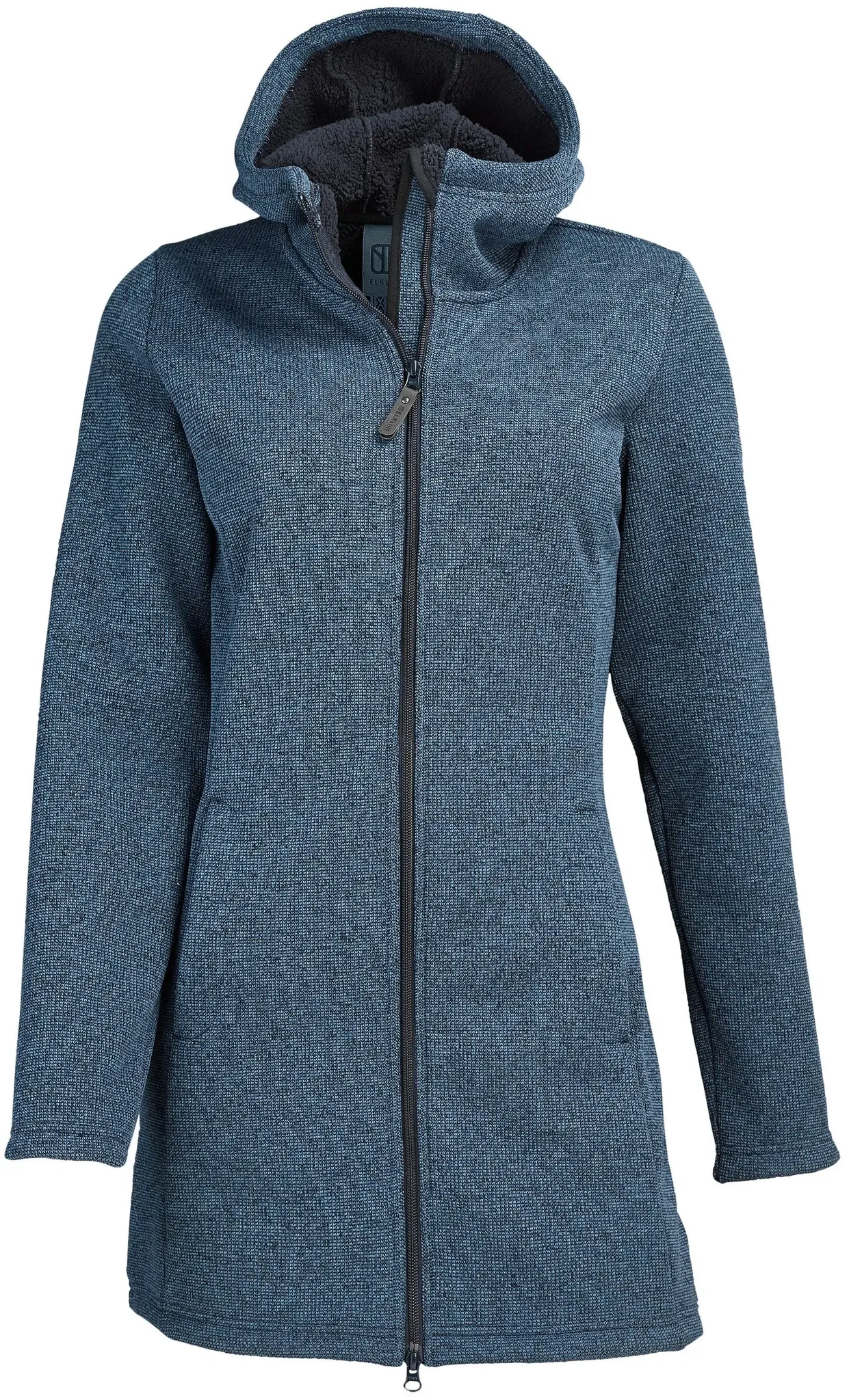 Elkline Fleecemantel Morning Dew, blueshadow-black, 34