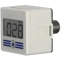 Riegler Digital-Manometer, Messbereich 0 - 10 bar, R 1/4 AG