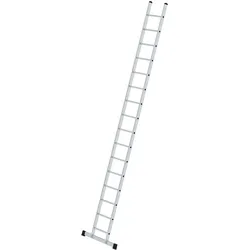 PROREGAL Sprossen-Anlegeleiter mit Standard-Traverse 16 Sprossen