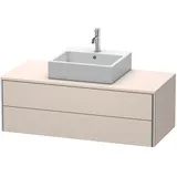 Duravit Waschtischunterschrank 2 Schubkästen 120 x 54,8 x 40 cm Schwarz