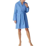 SCHIESSER Bademantel Elegant Kimono Blau XL