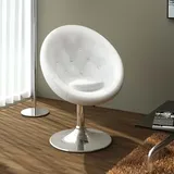 Maison Exclusive - Cocktailsessel Weiß Kunstleder - Weiß