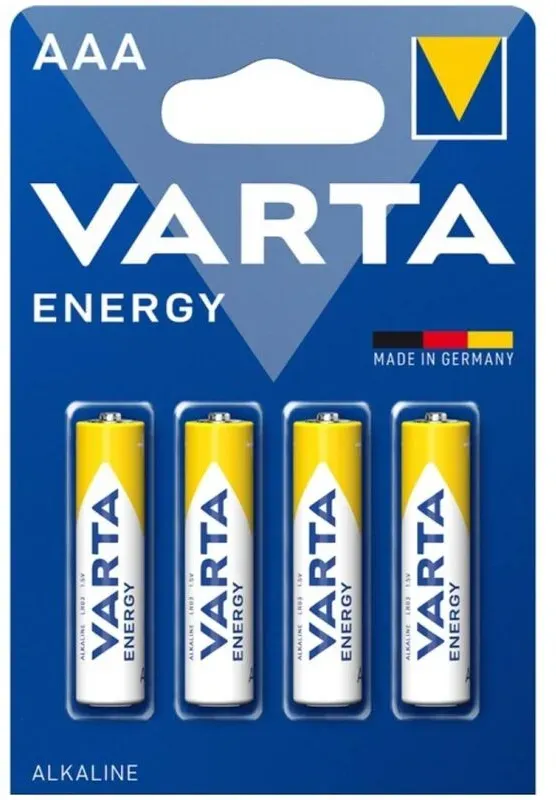 VARTA - ENERGY ALKALINE BATTERIE AAA LR03 BLISTER*4