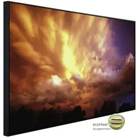 Papermoon Infrarotheizung Gewitterwolken bei Sonnenuntergang«, Matt-Effekt - bunt