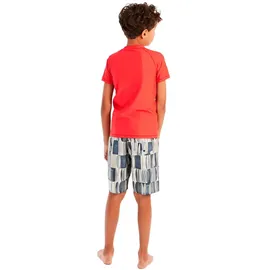 Protest Berents Kurzarm-rash Guard - Scarlet Red | 176