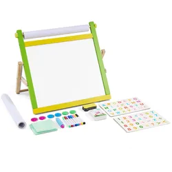 VEVOR Kinderstaffelei Spieltafel Kindertafel Kreidetafel Whiteboard doppelseitig