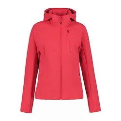 Strickfleecejacke ICEPEAK "D STRICKFLEECEJACKE BUNNELL", Damen, Gr. M (38), pink (raspberry), Obermaterial: 89% Polyester, 11% Elasthan, sportlich, Jacken