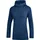 Jako Damen Kapuzensweat Premium Basics, marine meliert, 44