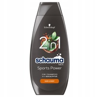 Schauma Sports Power Shampoo Kräftigungsshampoo Zum Waschen Von Haar Und Körper 400ml