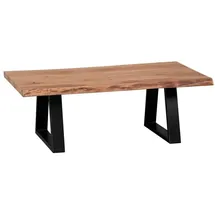 Wohnling Couchtisch GAYA Massivholz akazie, 115x60 cm