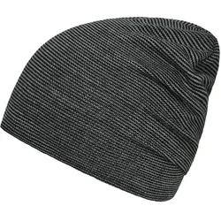 Long Beanie "MB7118" Casual - silver/black