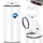 Kesser Automatik Sensor Mülleimer 30 l Silber