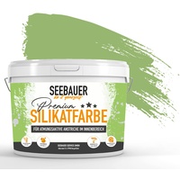 SEEBAUER diy® Silikatfarbe Grün für Innen (No. 733 Spring Feeling 12,5 Liter) Mineralfarbe Grüntöne hohe Deckkraft