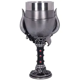 Nemesis Now Motorhead Kelch Glas, Silber, 20,5 cm