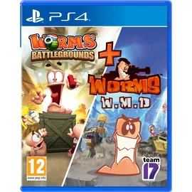 Worms Battlegrounds + Worms WMD Double Pack Bundle Mehrsprachig PlayStation 4