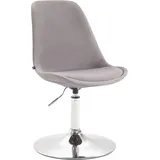 Esszimmerstuhl Maverick Samt grau chrom