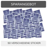 Topps Sammelkarte TOPPS - Champions League 2019/20 Sticker - 50 verschiedene Sticker