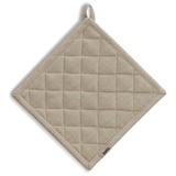 Kela Topflappen Puro Halbleinen 20 x 20 cm natur