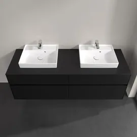 Villeroy & Boch Waschtischunterschrank 160 x 54,8 x 50 cm Schwarz