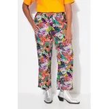 Angel Of Style by Happy Size Schlupfhose Blätter-Muster Lila 46