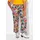 Angel Of Style by Happy Size Schlupfhose Blätter-Muster Lila 46