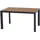 Siena Garden Silva Gartentisch 140 x 90 x 74 cm Anthrazit/Teak