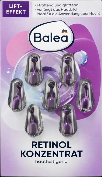 Balea Retinol-Konzentrat, 7 Stk Lila
