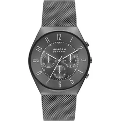 Skagen Chronograph Edelstahl One Size Herren 