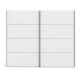 VCM Veto Schiebetürenschrank B243 cm 2 Türen weiß.