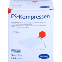 EurimPharm Arzneimittel GmbH ES-KOMPRESSEN steril 5x5 cm 8fach