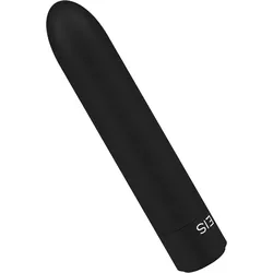 Puristischer Vibrator, 15,5 cm, schwarz