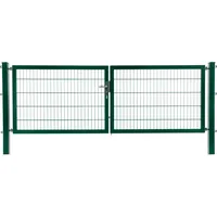jungelmar Doppeltor 300 x 80 cm Grün/Stahl