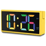 Hama digitaler Wecker Ibiza gelb Kunststoff 15,0 x 7,5 cm