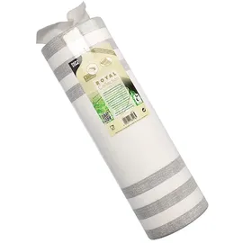 Papstar Tischläufer ROYAL Collection 88755 grau, weiß 40,0 cm x 24,0 m, 1 Rolle