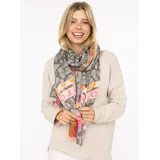 Zwillingsherz Schal ZWILLINGSHERZ ""Wild Love"", Damen, grau, Obermaterial: 100% Polyester, Modetücher Schal, trendiger Schal mit Herzen und Schriftzug
