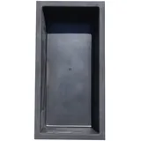 GFK Rechteckbecken (Schwarz) 140 x 70 x 35cm Becken Rechteckig - Frei Haus