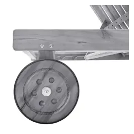 vidaXL Sonnenliege 200 x 65 x 85 cm Grau