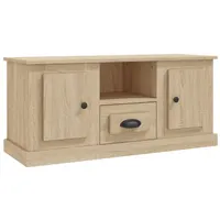 Furnicato TV-Schrank Sonoma-Eiche 100x35,5x45 cm Holzwerkstoff