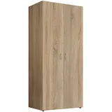 Boxxx Drehtürenschrank, Sonoma Eiche, Holzwerkstoff, 1 Fächer, 81x177x51 cm, Schlafzimmer, Kleiderschränke, Drehtürenschränke