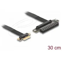 DeLock Riser Karte PCI Express 3.0 x1 Stecker zu x8 Slot mit Kabel 30 cm