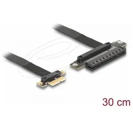 DeLock Riser Karte PCI Express 3.0 x1 Stecker zu x8 Slot mit Kabel 30 cm
