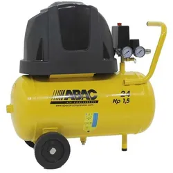 ABAC Mod. Pole Position B15 - Elektrischer Kompressor mit Wagen - Motor 1.5 PS, 24 Lt