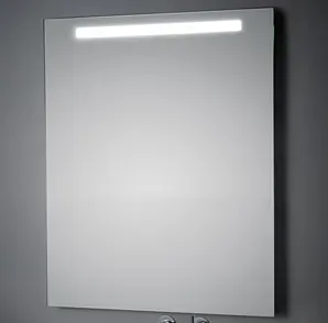 KOH-I-NOOR LED Wandspiegel mit Oberbeleuchtung, B: 600, H: 900, T: 33 mm L45764