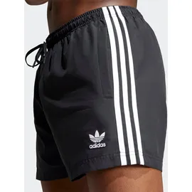 adidas Adicolor 3 Stripes Badeshorts Schwarz 2XL